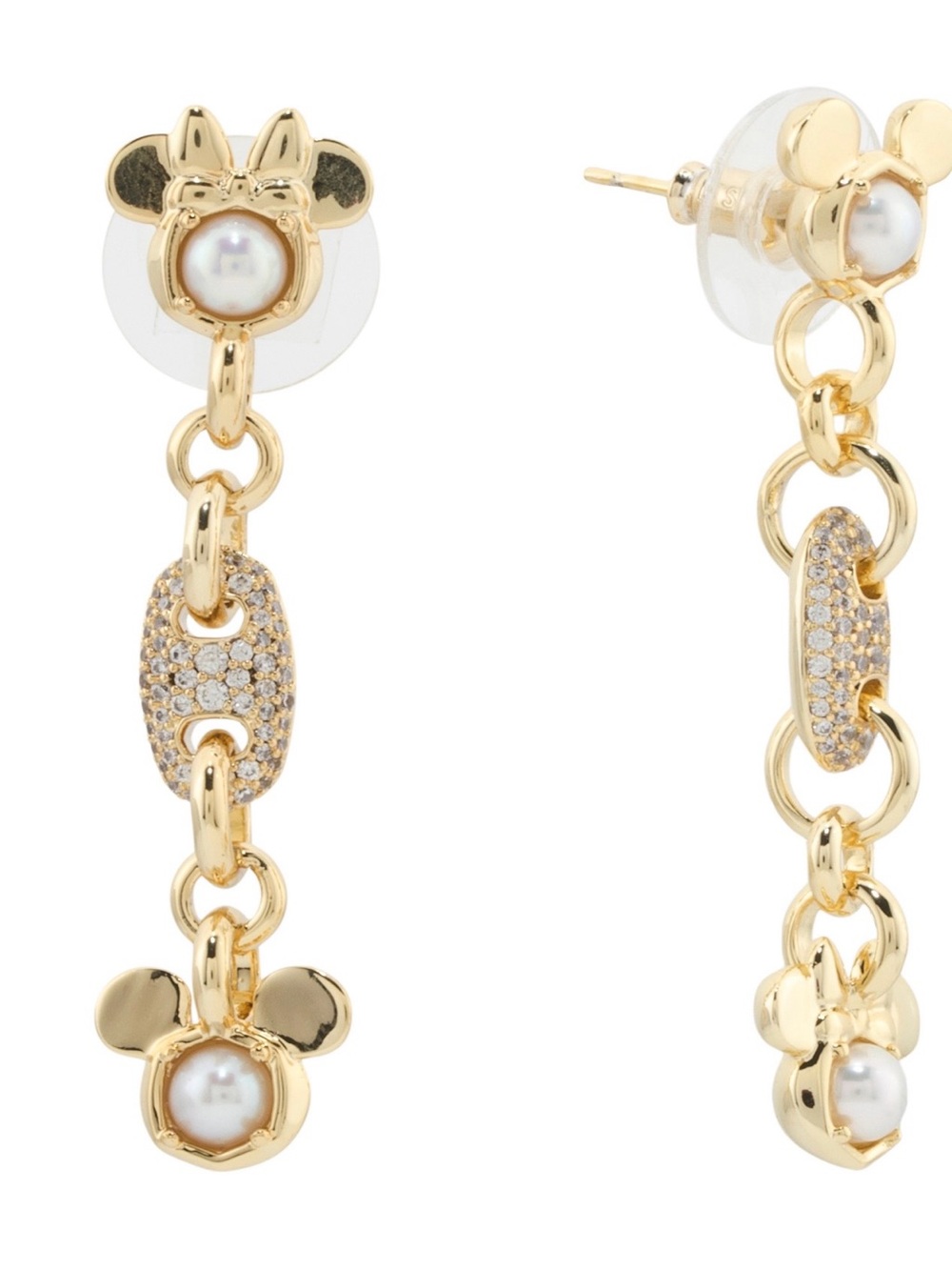 Kendra Scott x Disney Mickey Minnie Linear Earrings